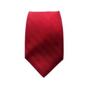 The Custom Shop Mens Dress Tie Business Shirt Maroon Silk Dad Gift